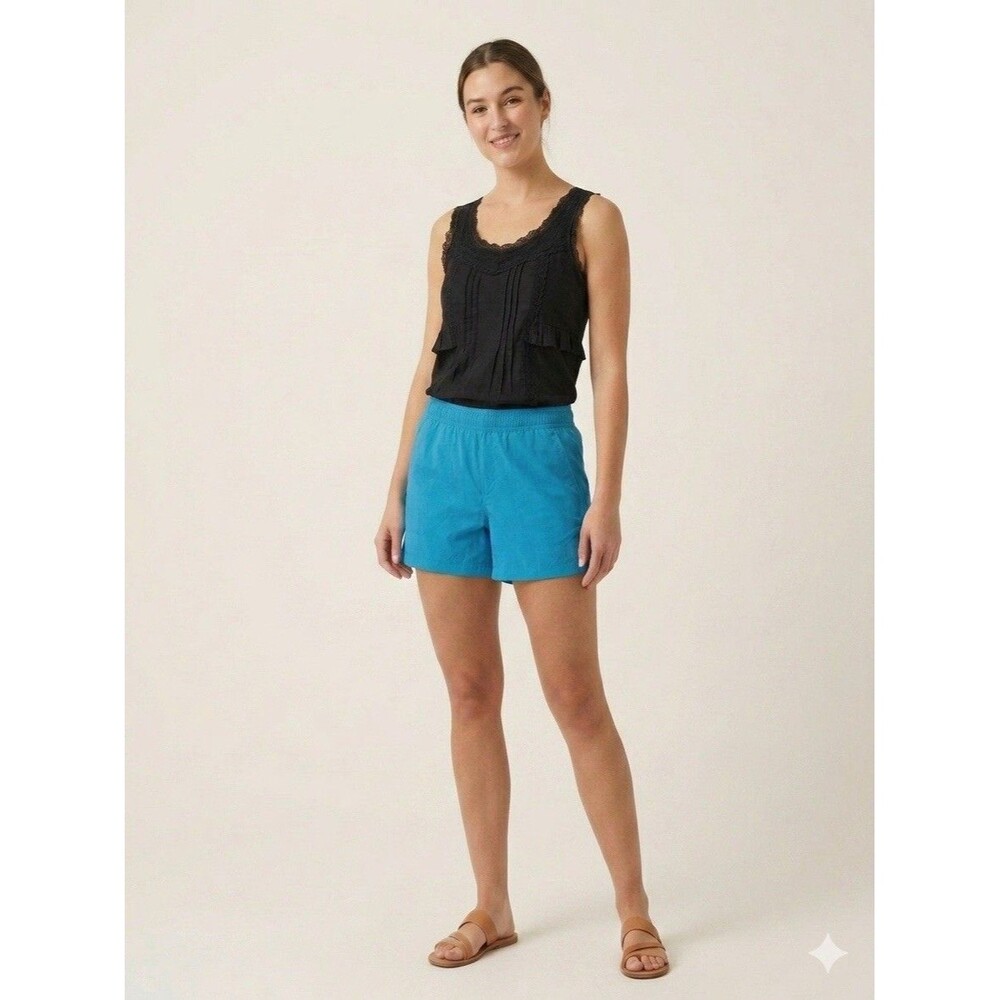 Columbia Blue Sandy River Hiking Utility Athletic Trail Shorts Size Large - Picture 2 of 11